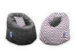 Comfy X-Large Decor Set - Grey & Cashmere Zigzag