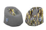 Comfy X-Large Decor Set - Grey & Grey * Yellow Faint