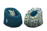 Comfy X-Large Decor Set - Teal Green & Green Leaves